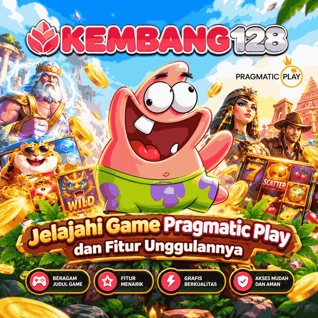 KEMBANG128 ✦ Jelajahi Game Pragmatic Play dan Fitur Unggulannya